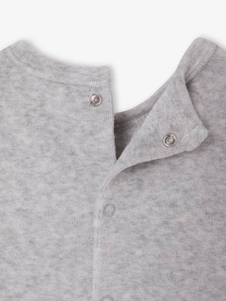 Lot de 3 dors bien bébé ouverture dos beige chiné+gris chiné+vert sauge 15 - vertbaudet enfant 