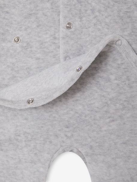 Lot de 3 dors bien bébé ouverture dos beige chiné+gris chiné+vert sauge 16 - vertbaudet enfant 