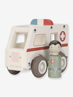 Ambulance en bois  - vertbaudet enfant