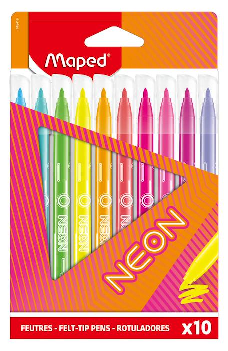 Fille-Feutres de coloriage neon