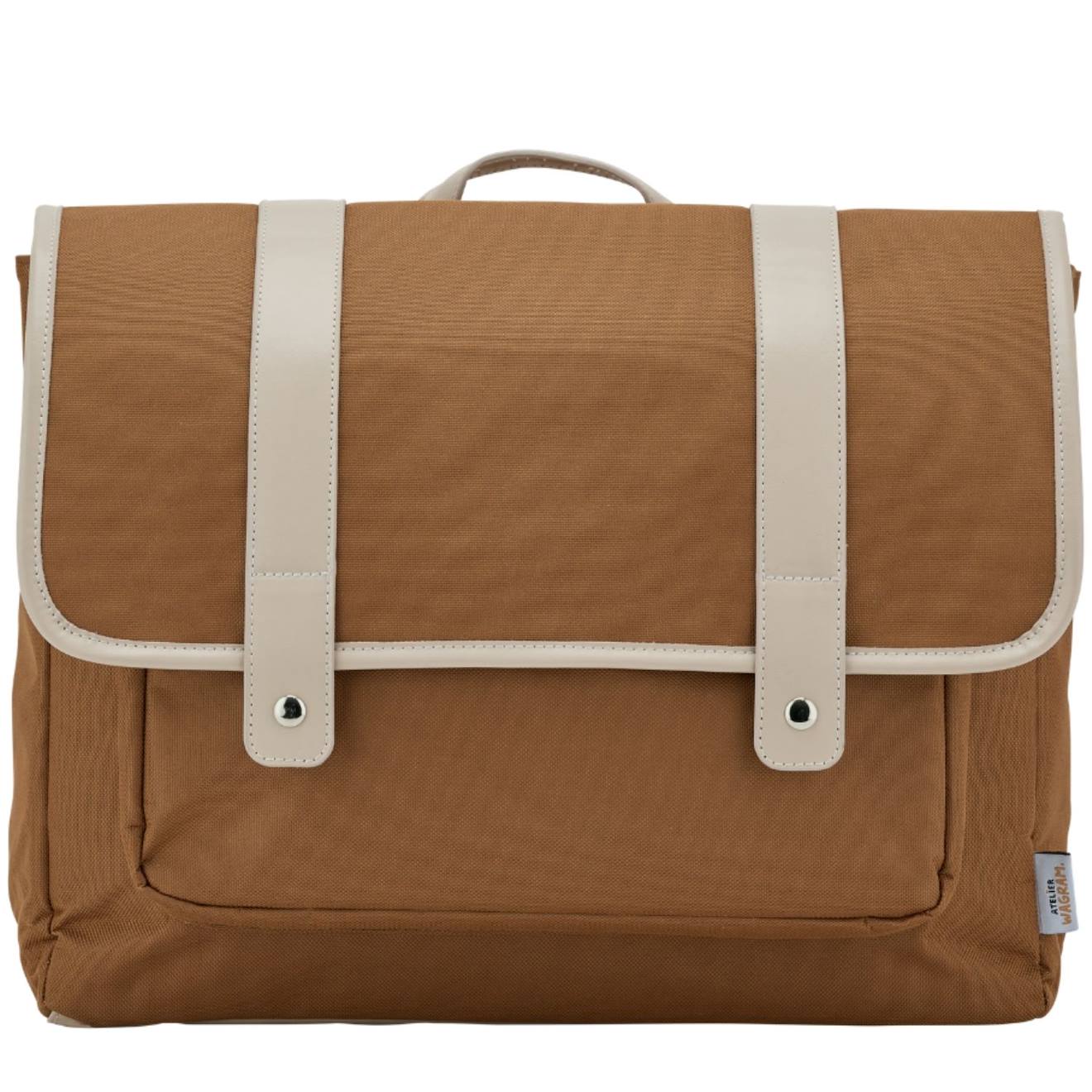 Cartable A4 Primaire 38 Cm Marron, Beige