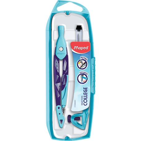Fille-Accessoires-Fourniture scolaire-stylo, règle, ciseaux-Coffret compas open arctic vibes