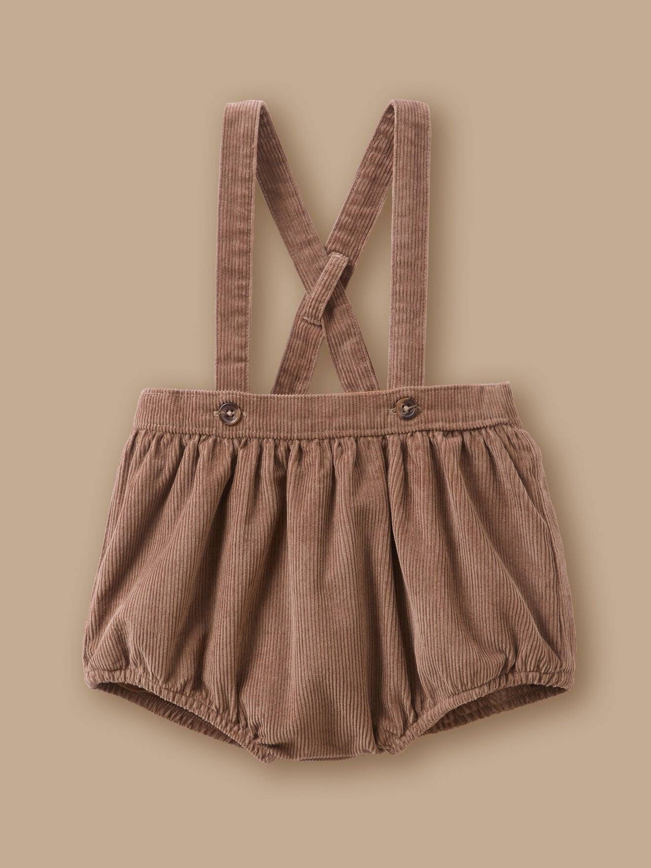 Bloomer En Velours Bébé Sucre Brun