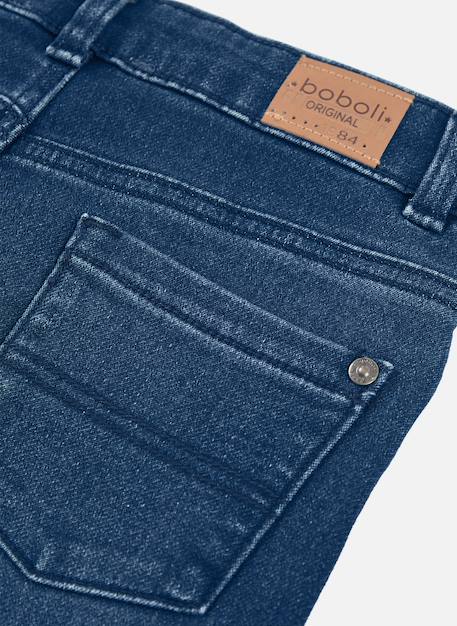 Pantalon denim élastique garçon Bleu 4 - vertbaudet enfant 