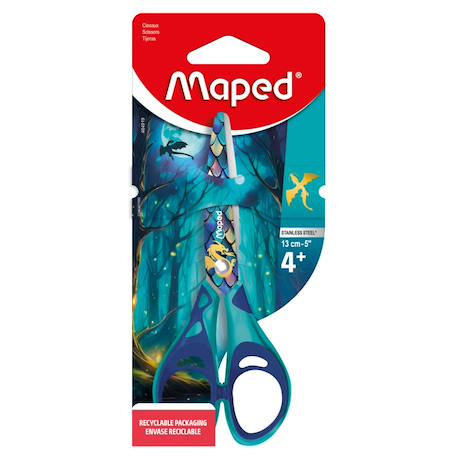 Fille-Accessoires-Fourniture scolaire-stylo, règle, ciseaux-Ciseaux dragon 13 cm