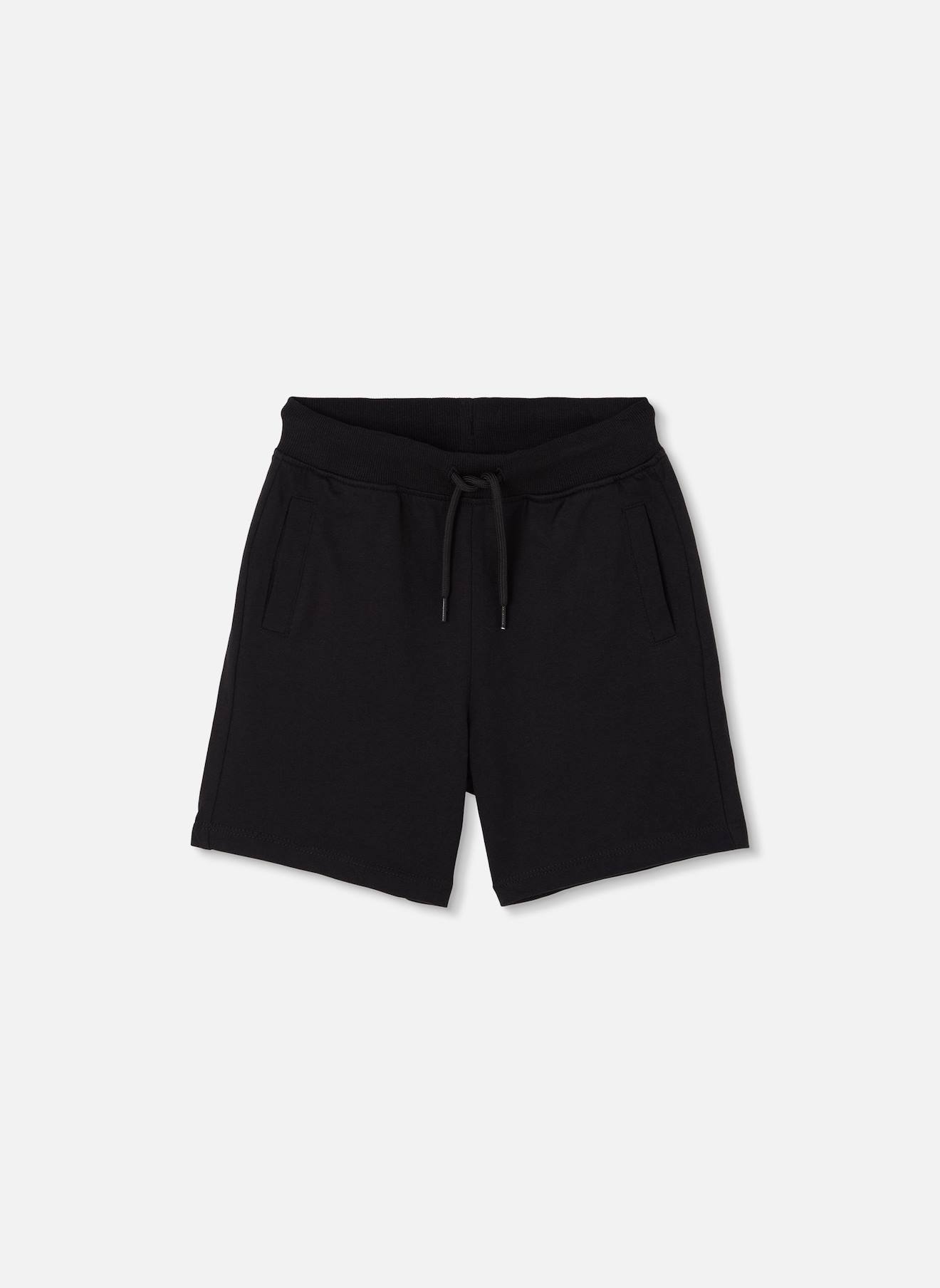 Short Garçon Maille Avec Cordon Noir Short Garçon Maille Avec Cordon Noir