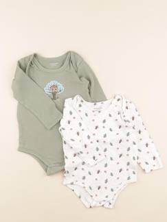 Lot de 2 bodies en coton - 24 mois  - vertbaudet enfant