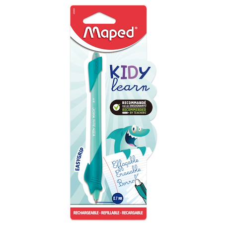 Fille-Accessoires-Fourniture scolaire-stylo, règle, ciseaux-Stylo effaçable kidy learn stylo animaux
