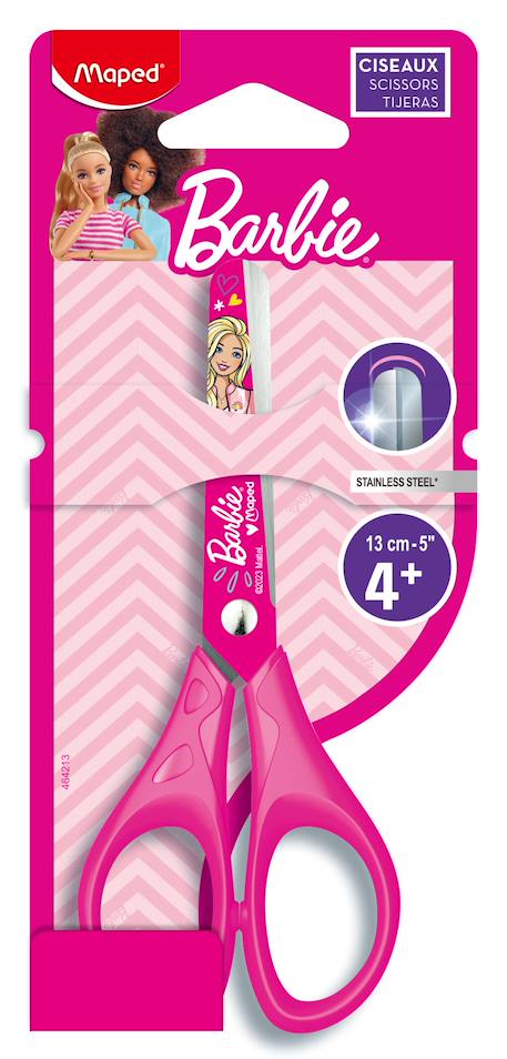 Fille-Accessoires-Fourniture scolaire-stylo, règle, ciseaux-Ciseaux barbie ergonomiques