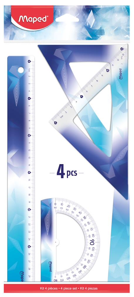 Fille-Accessoires-Fourniture scolaire-stylo, règle, ciseaux-Kit de traçage arctic vibes
