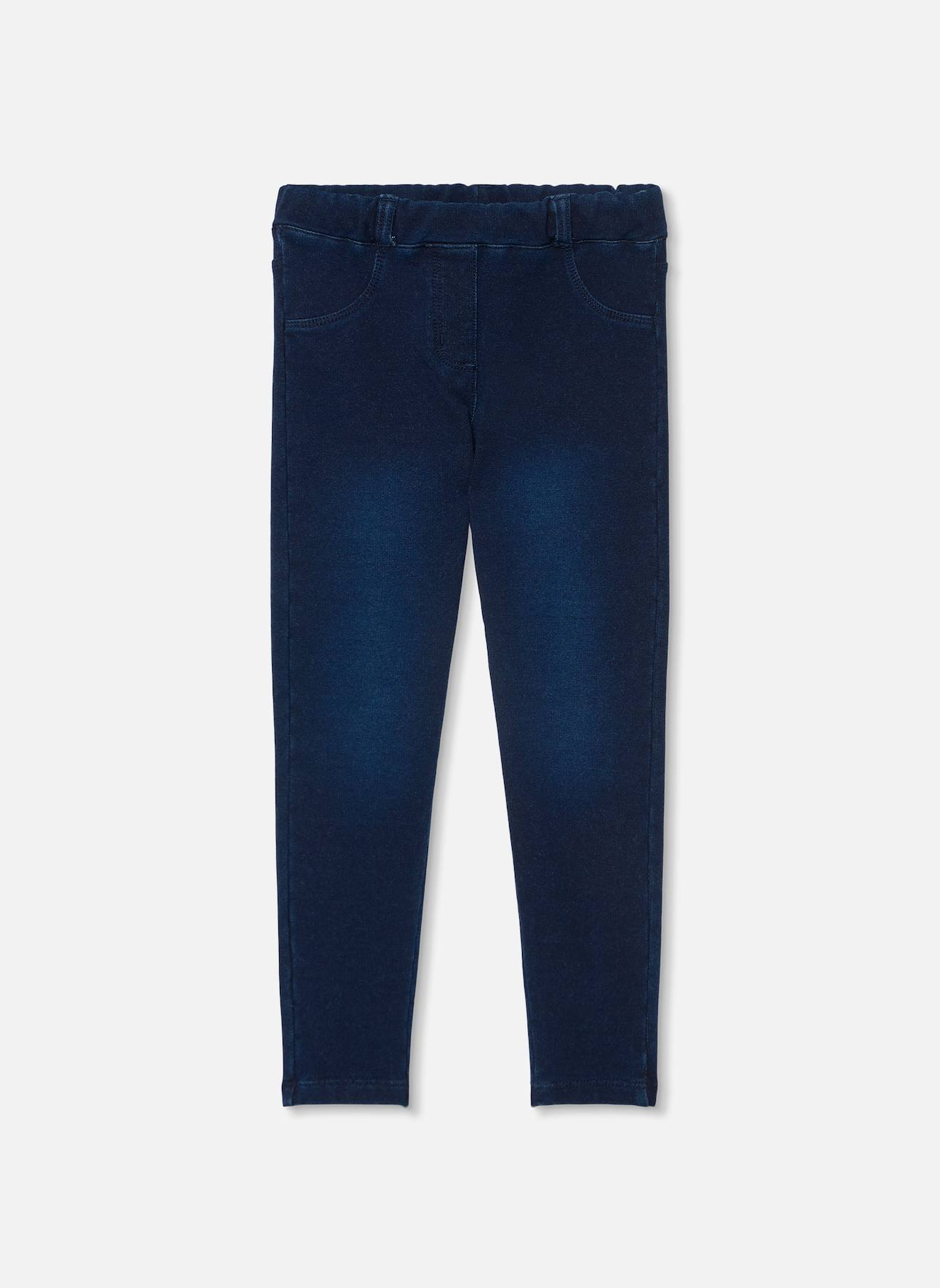 Jogging Fille En Molleton Bleu