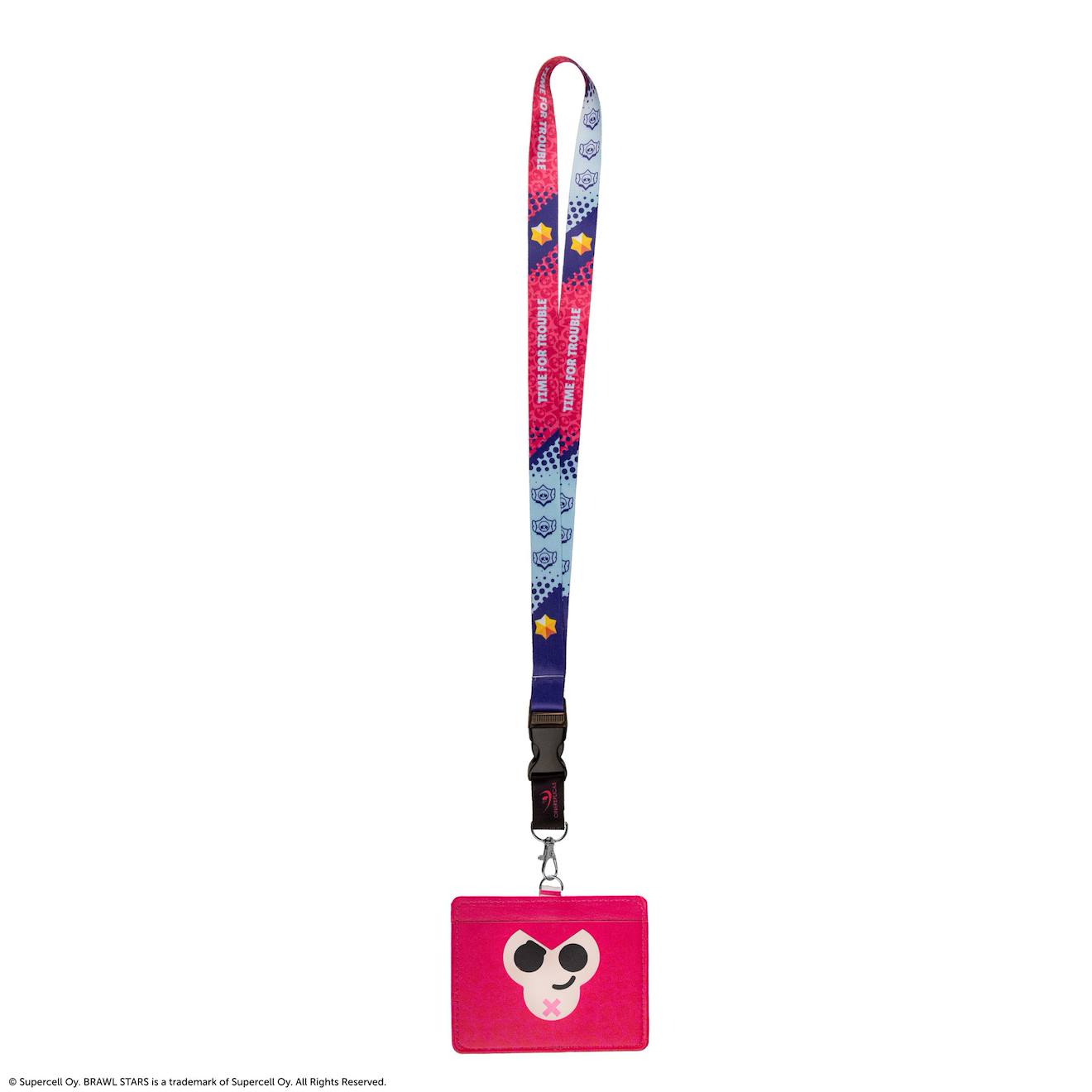 Tour De Cou Et Porte-carte Colt - Brawl Stars Rose