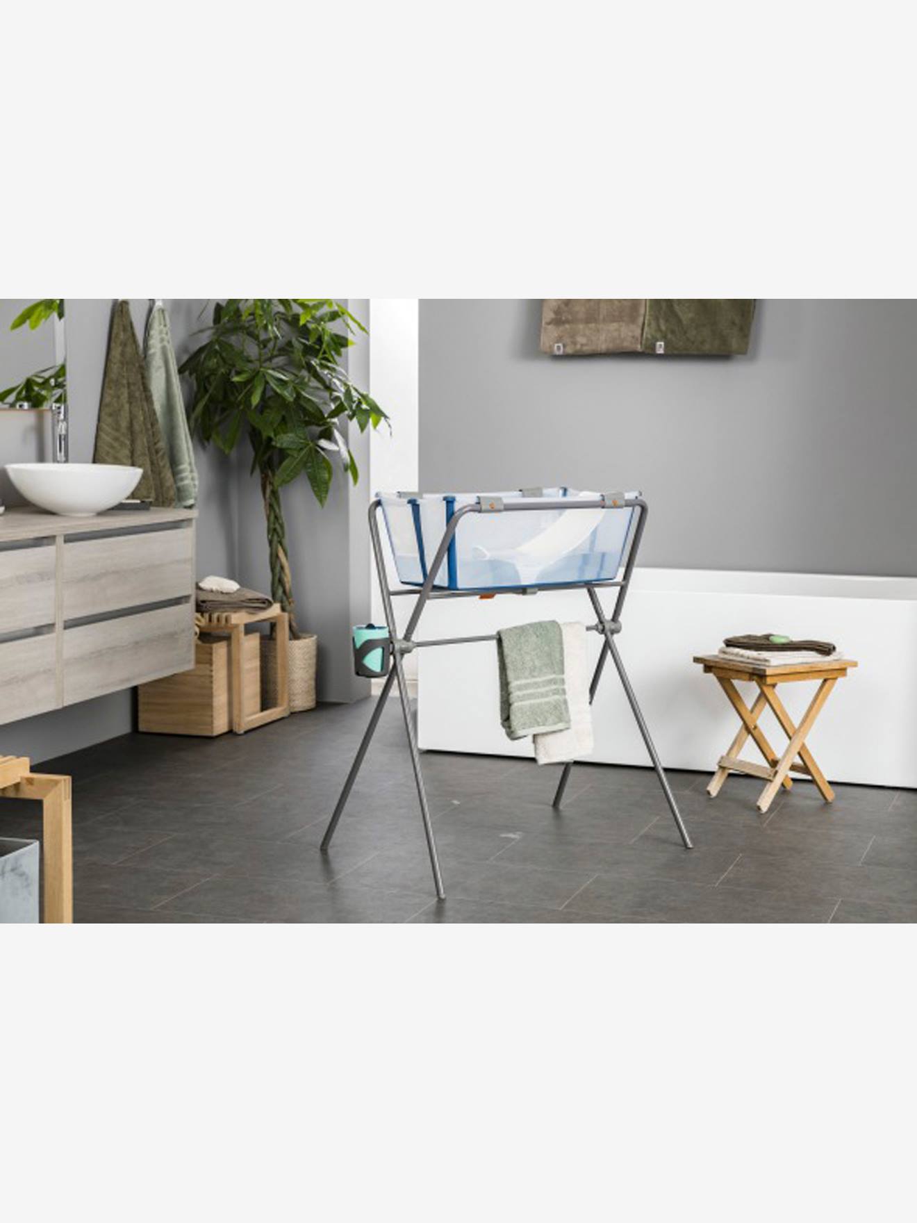 Support de bain Flexi Bath gris (Stokke) - Image 1