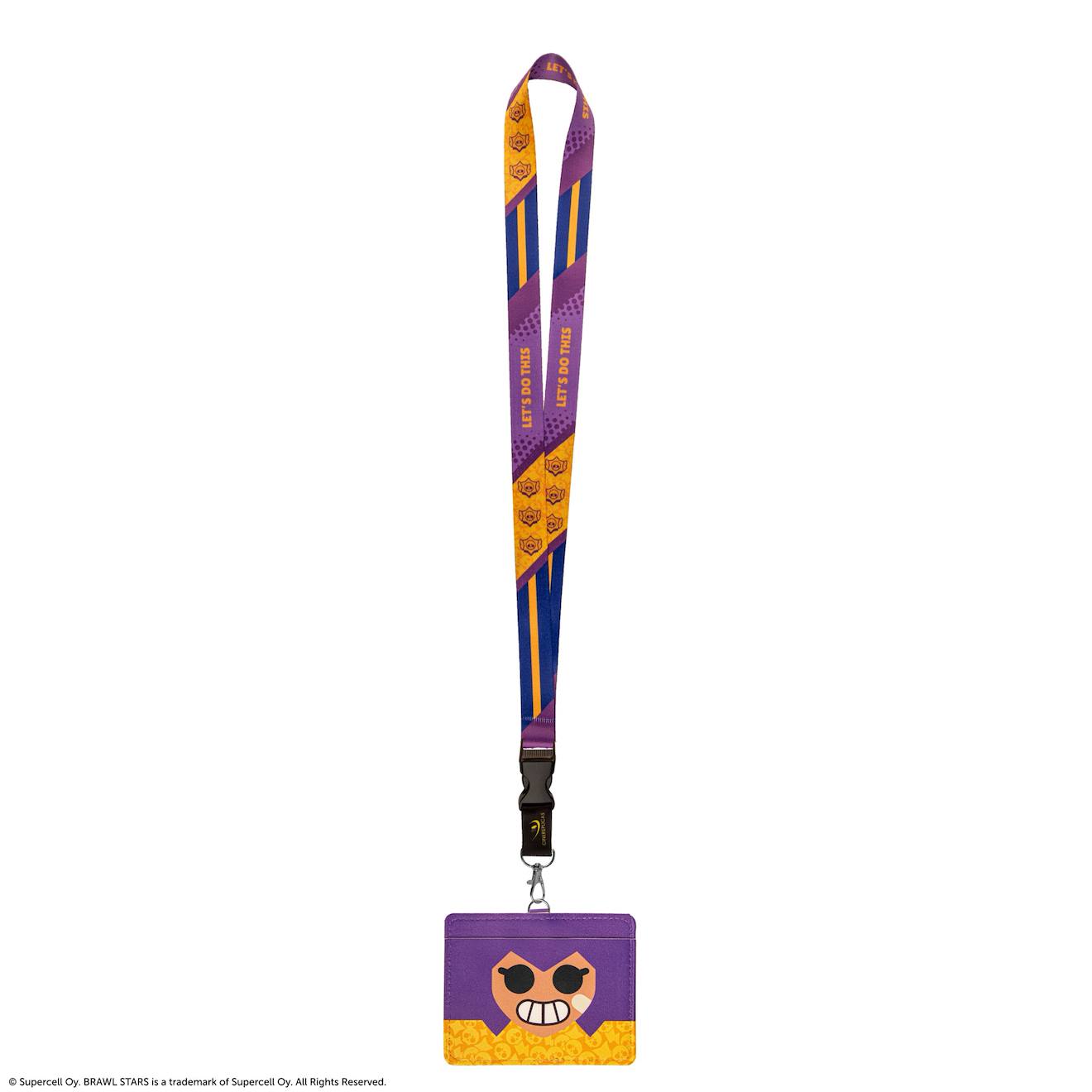 Tour De Cou Et Porte-carte Shelly - Brawl Stars Violet