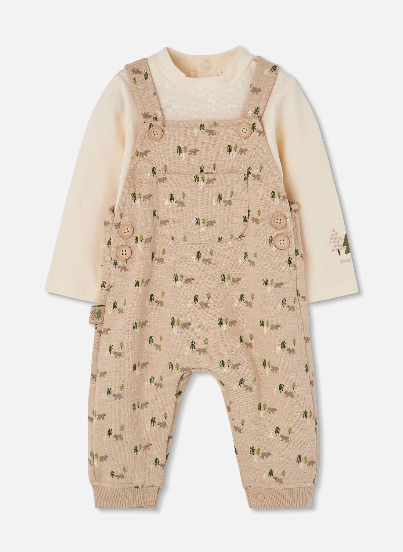 Ensemble Bébé Garçon Imprimé Ours Multicolore Ensemble Bébé Garçon Imprimé Ours Multicolore