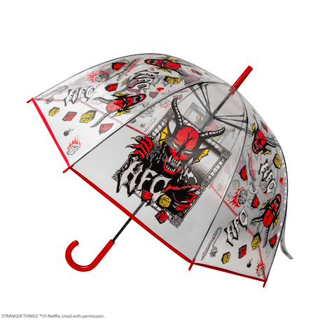Fille-Parapluie transparent hellfire club - stranger things