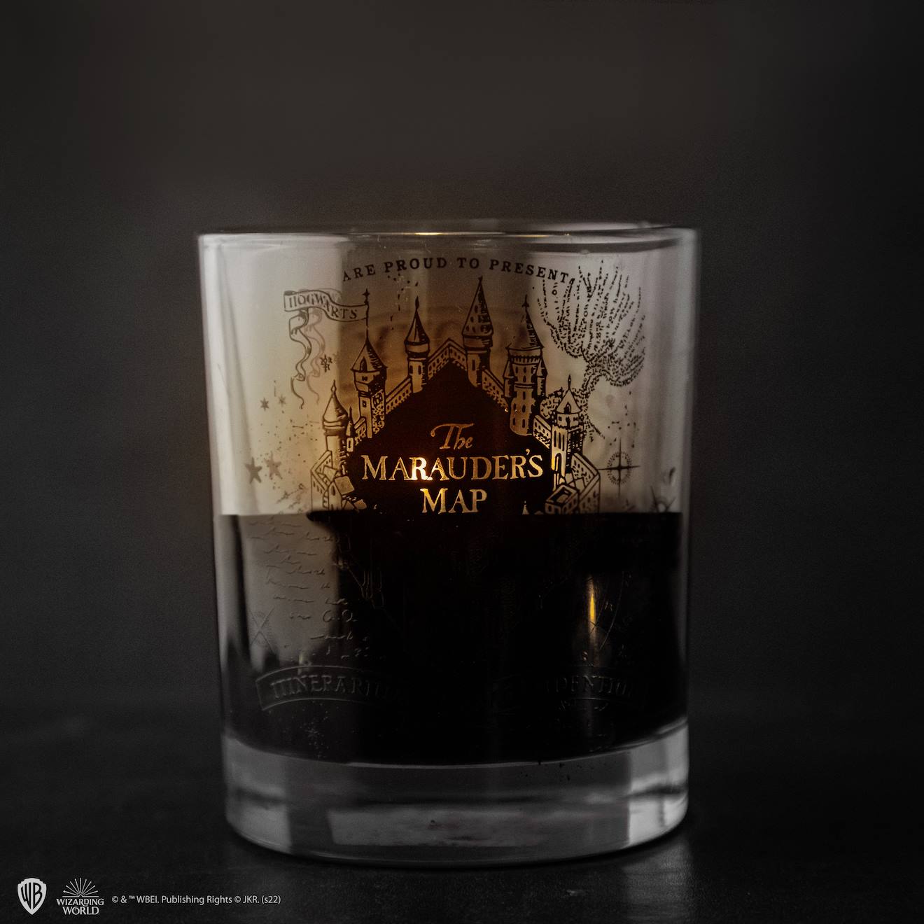 Bougie Parfumée Carte Du Maraudeur Avec Retourneur De Temps - Harry Potter Noir