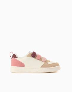 Chaussures-Baskets bi-matière à scratch zy move