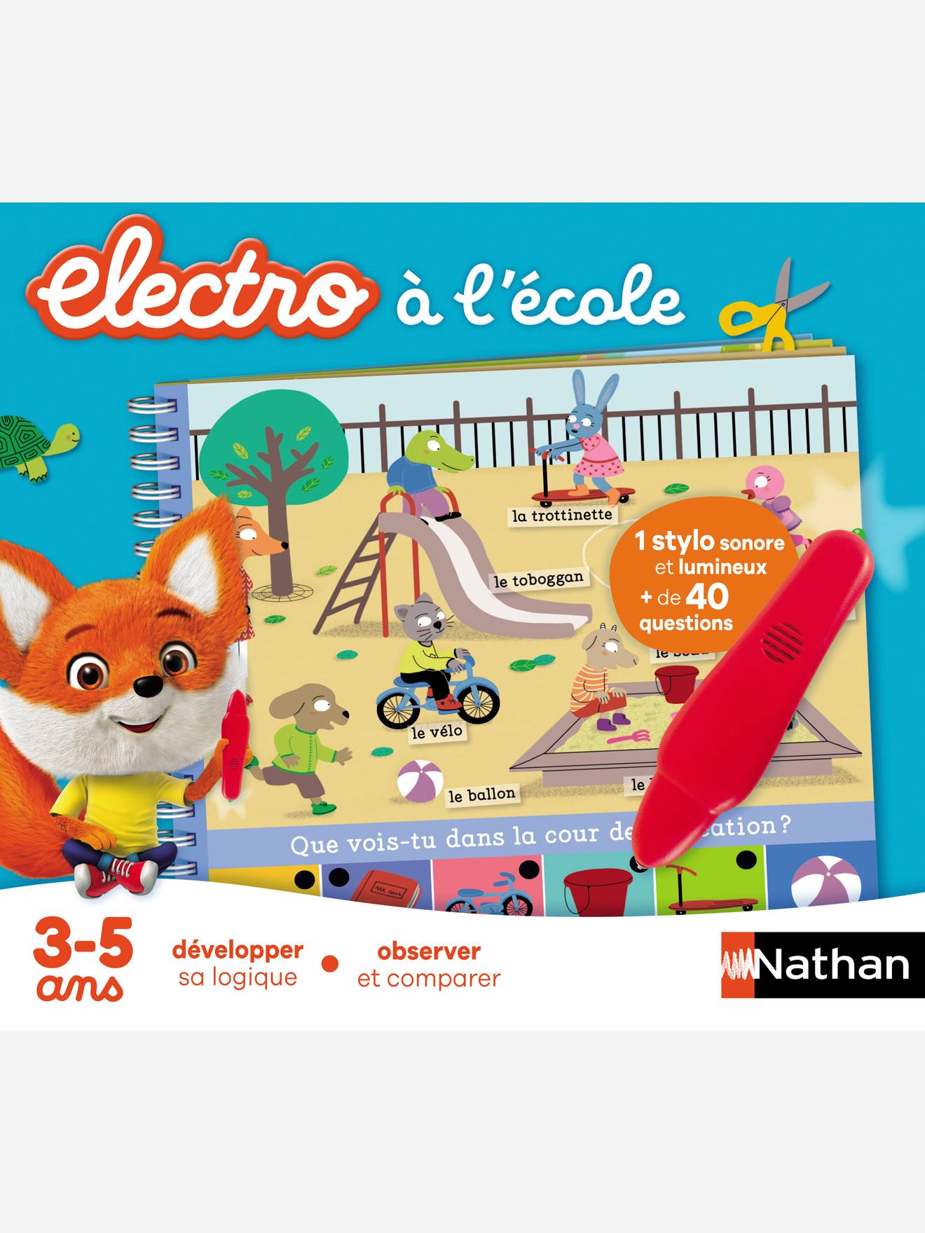 Petit electro à l'école NATHAN bleu