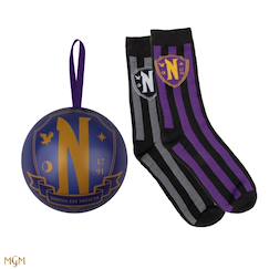 Linge de maison et décoration-Décoration-Capsule de noël chaussettes académie nevermore - mercredi