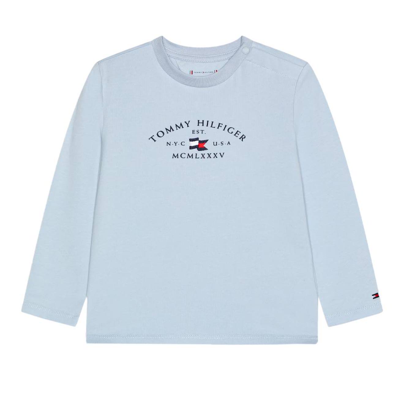 T-shirt Garon Manches Longues Nautical Bleu 8$