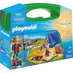 Jouet-Playmobil 9323 - valisette campeurs