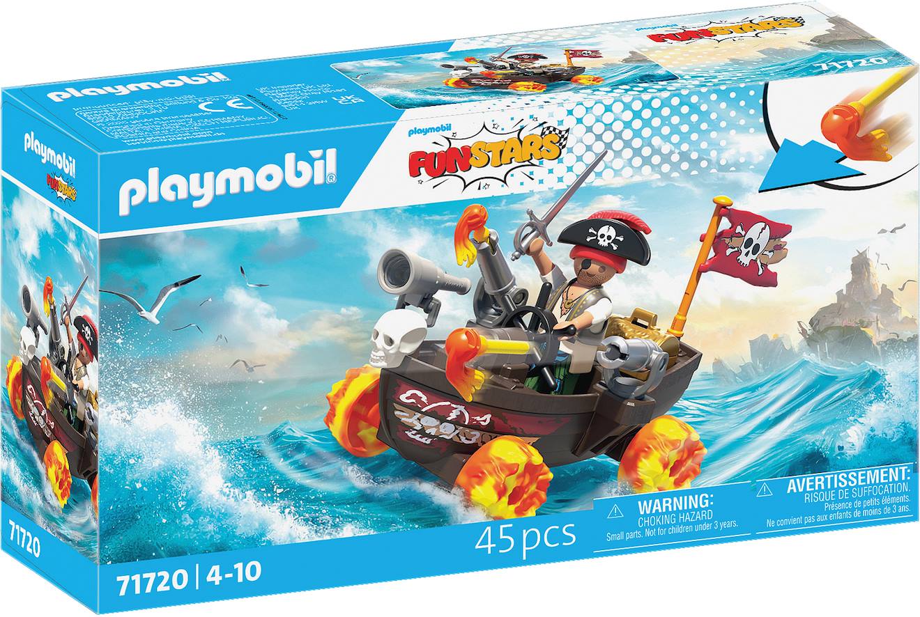 Playmobil 71720 - Kart Bateau De Pirate Multicolore
