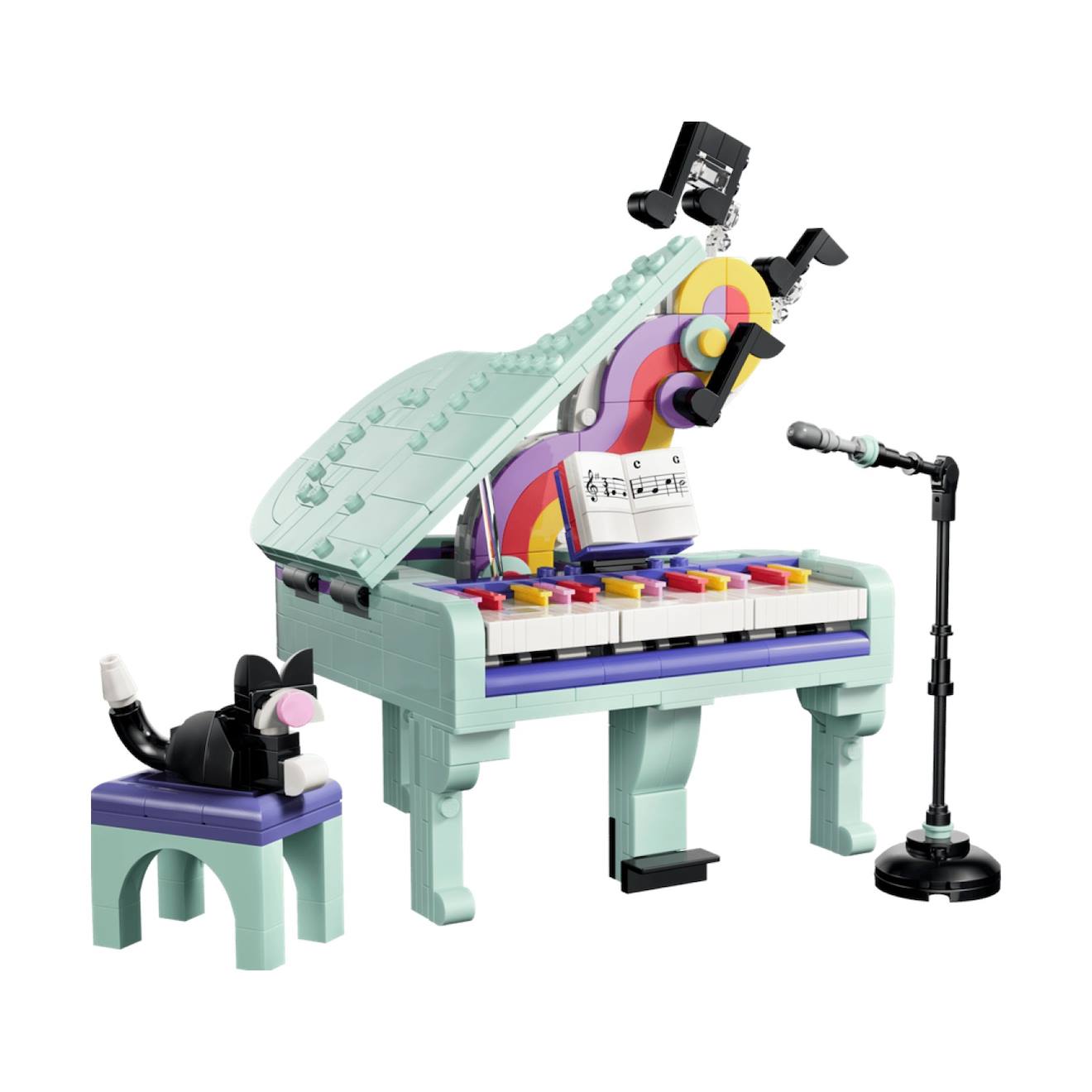 Creator 3 En1 Décoration Musicale Piano Et Chat 31392 Multicolore