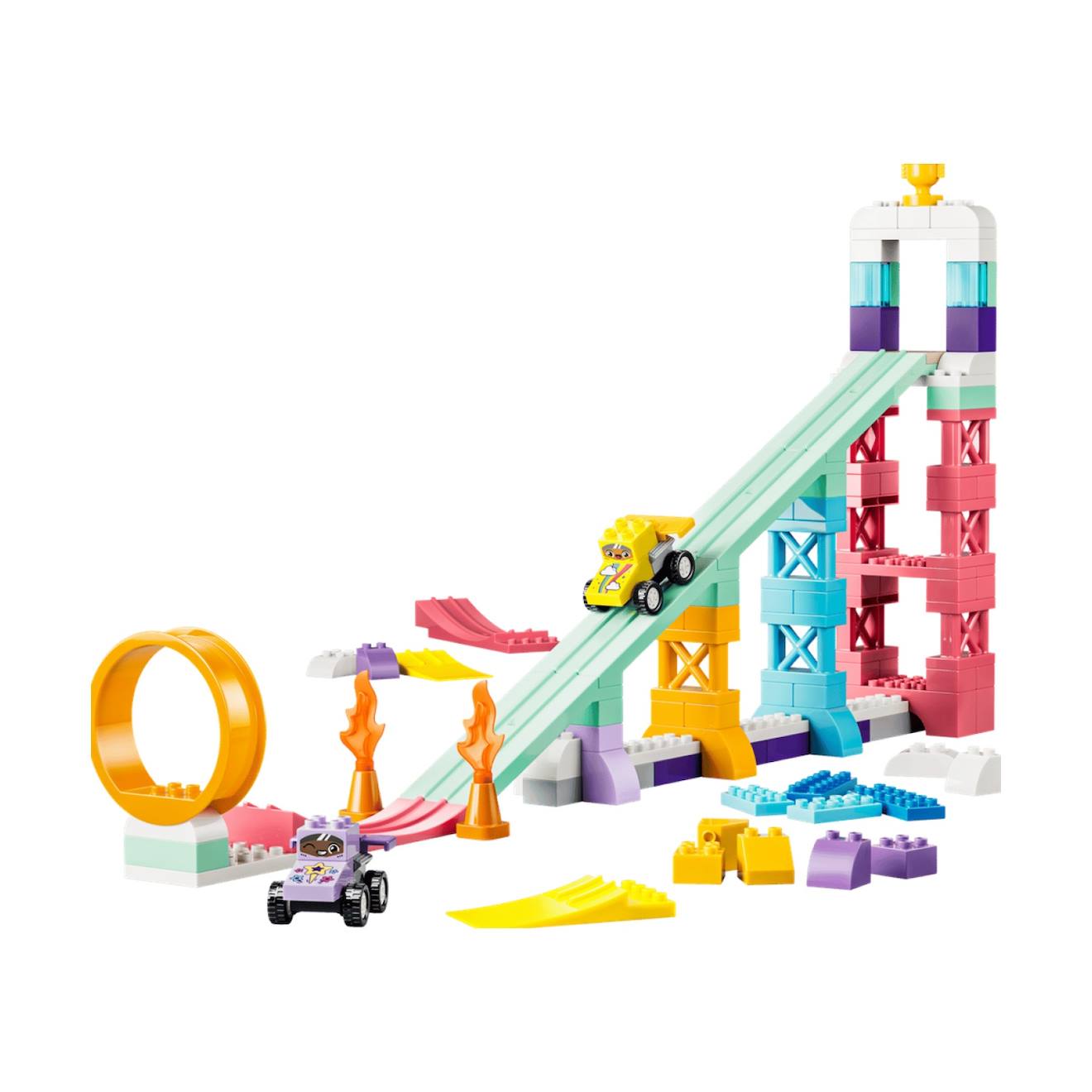 Rampes Créatives 3-en-1 Avec Véhicules 10478 Multicolore