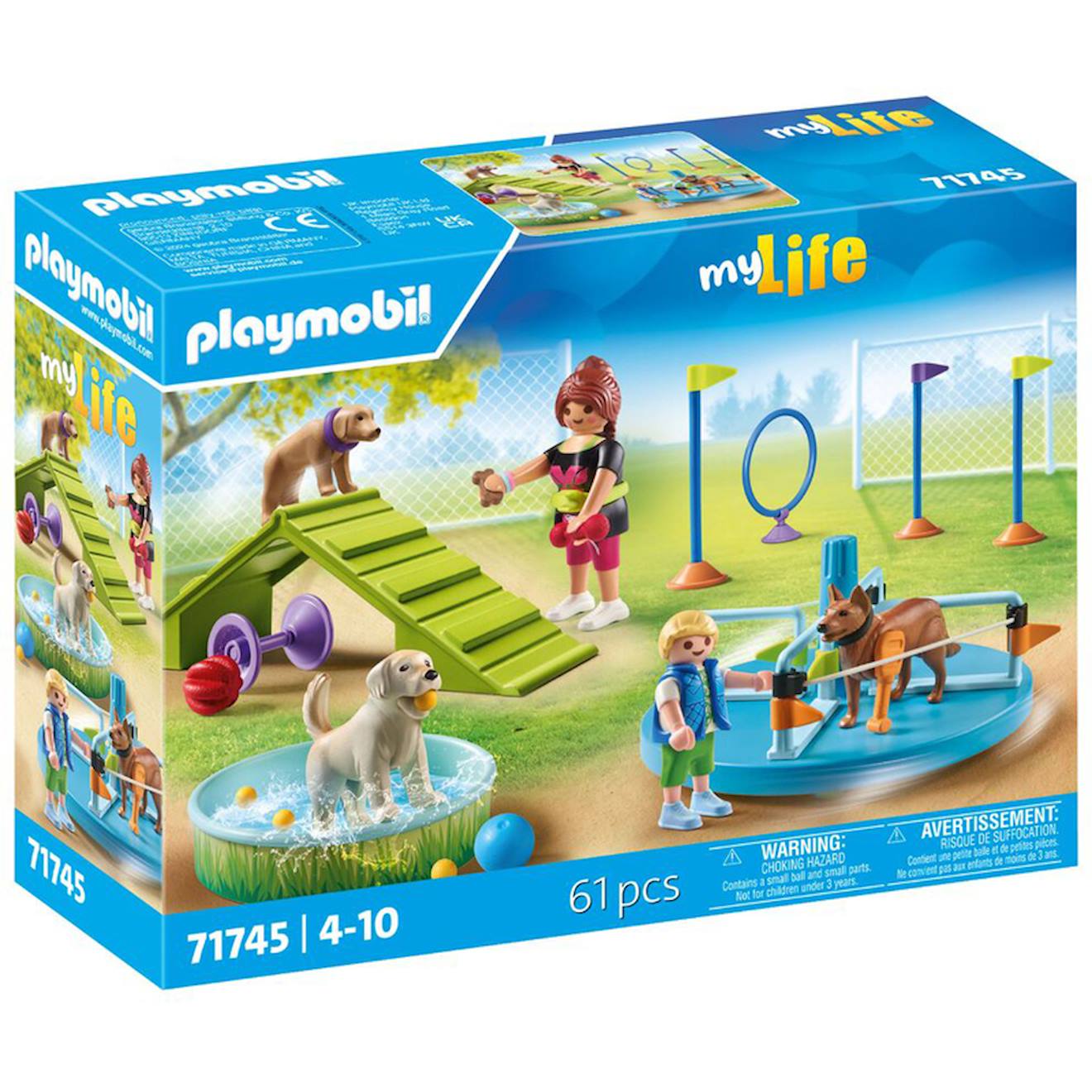 Aire De Jeux Pour Chiens Et Figurines Multicolore