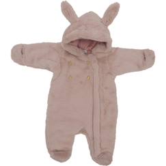 Bébé-Manteau, combipilote, nid d'ange-Combipilote-Combinaison pilote angora pétale (0-3 mois)