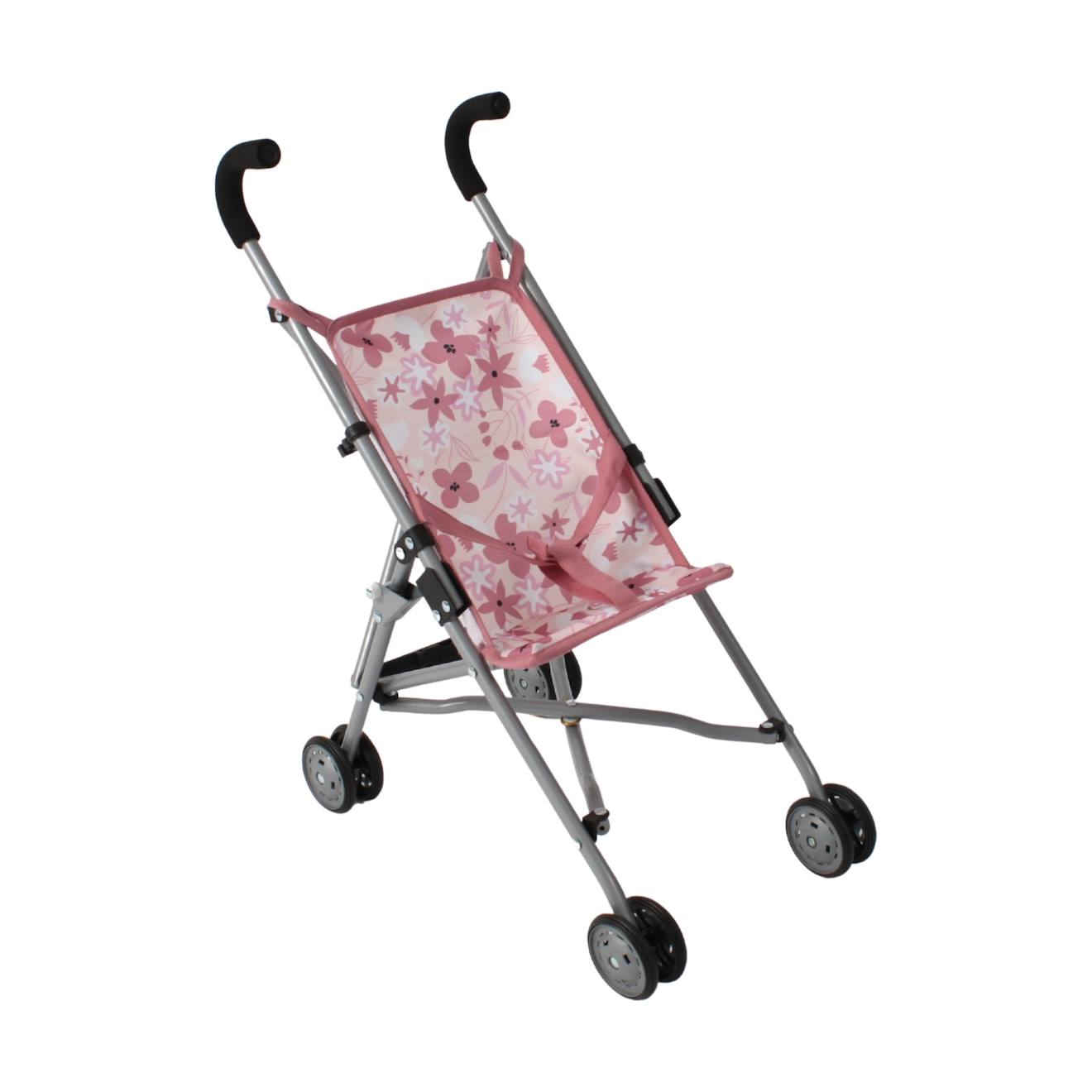 Mini-buggy Roma Fleurs Roses Rose