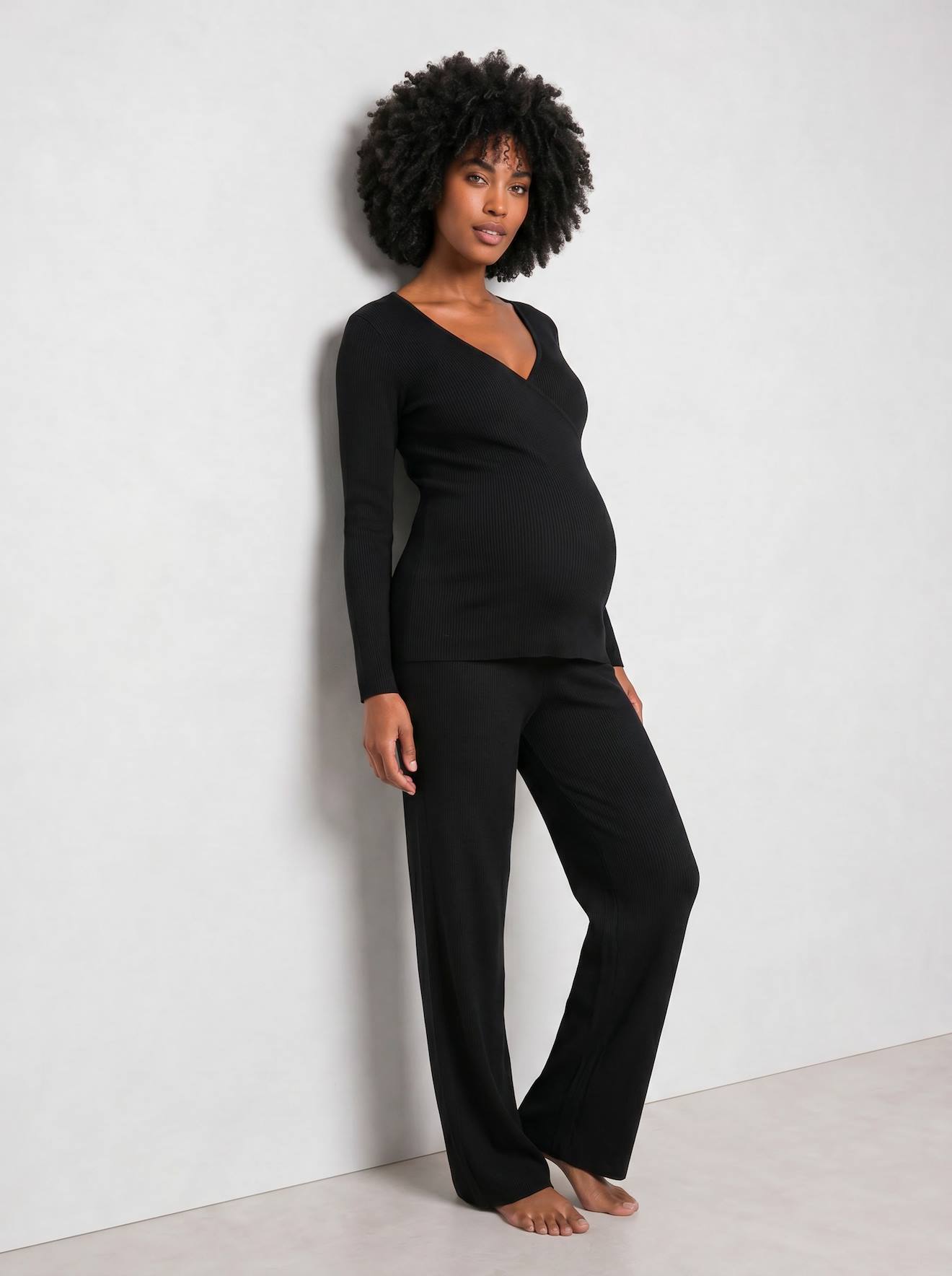 Ensemble grossesse et allaitement noir