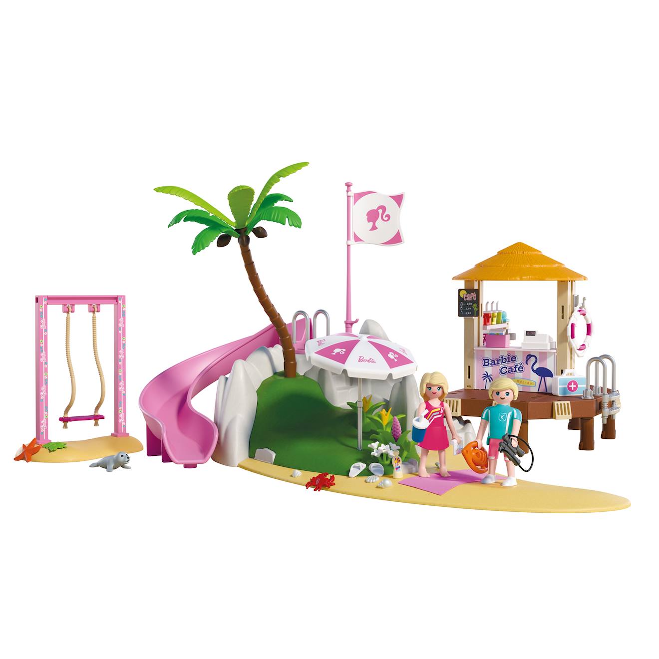 Barbie - Café De Plage Malibu 72121 Multicolore