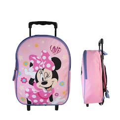 -Sac à dos de maternelle à roulettes Disney Minnie Mouse - 32 cm