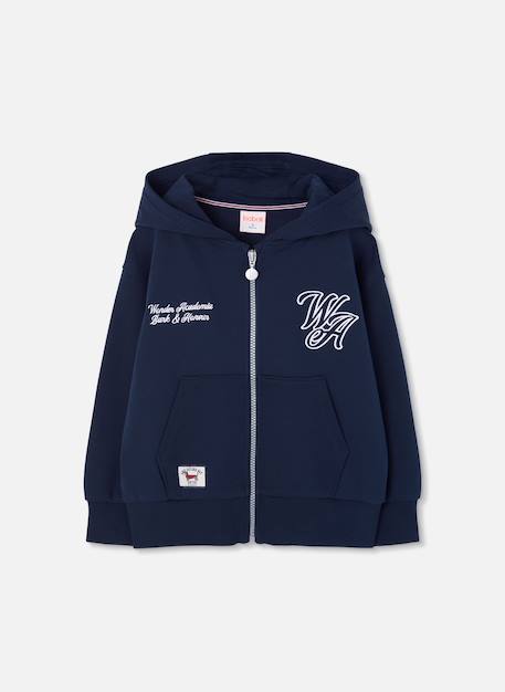 Sweat-shirt molleton garçon à capuche  - vertbaudet enfant