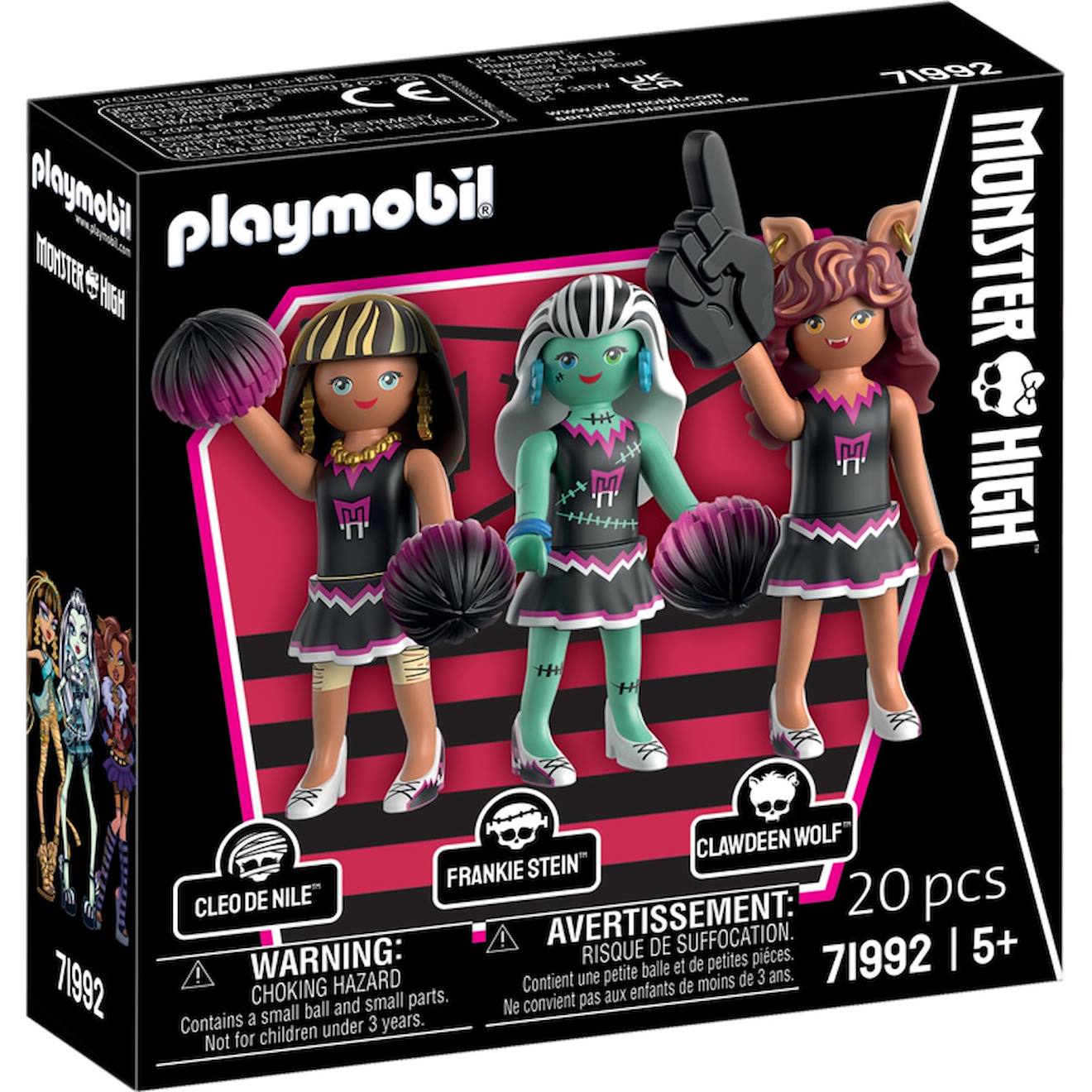 Playmobil 71992 - Pack De La Brigade De La Peur Monster High Multicolore