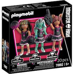 Jouet-Jeux d'imagination-Figurines, mini mondes, héros et animaux-Playmobil 71992 - pack de la brigade de la peur monster high