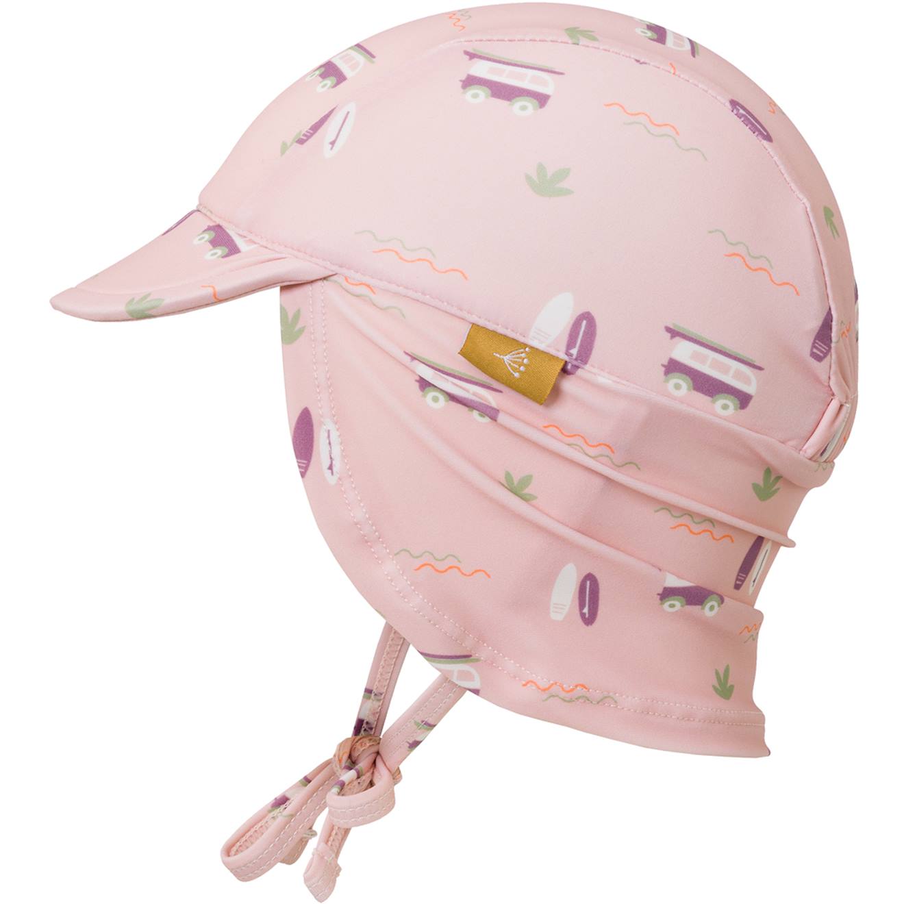 Casquette Anti-uv Protège Nuque Rose, Vert, Blanc