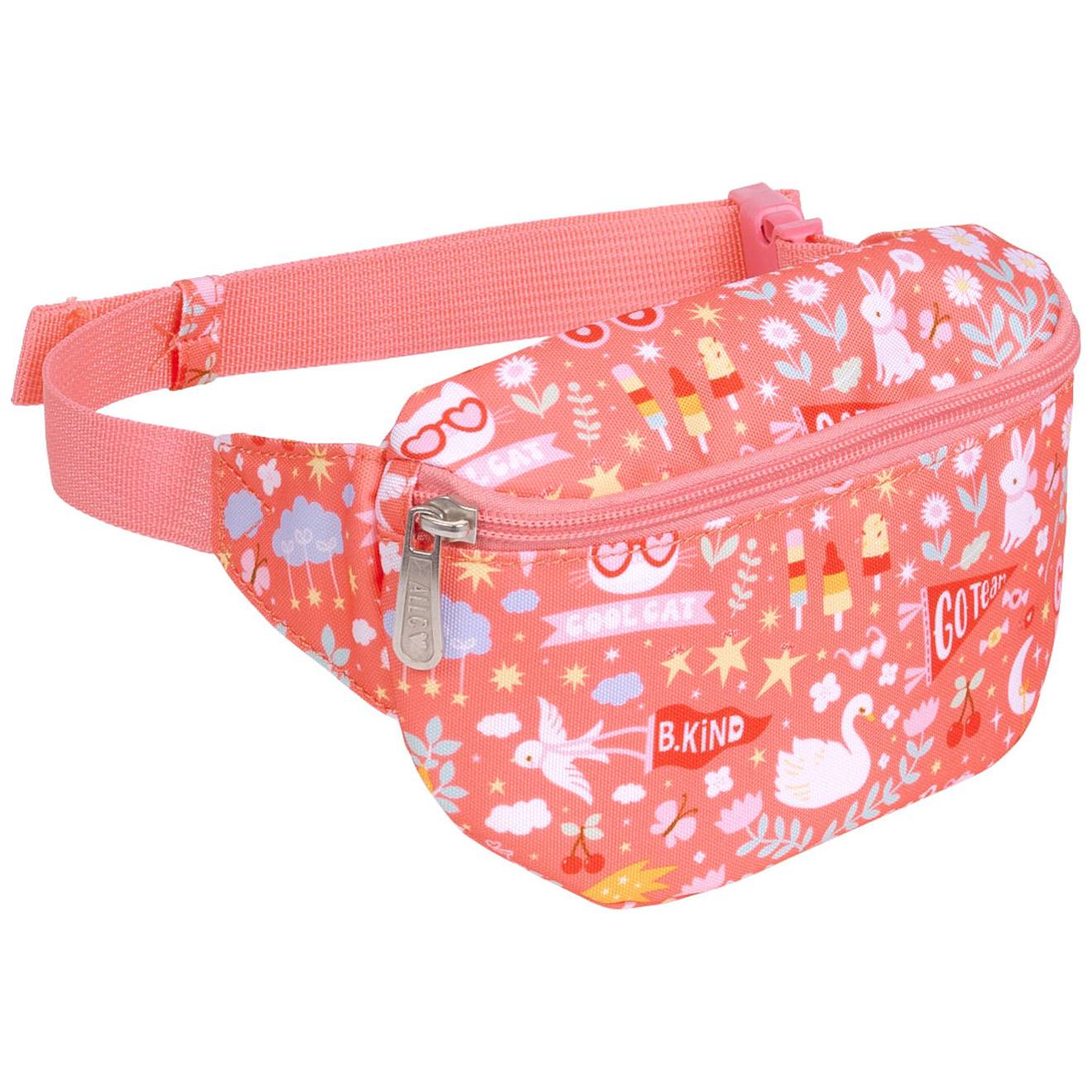 Sac Banane Fun Rose, Blanc, Rouge