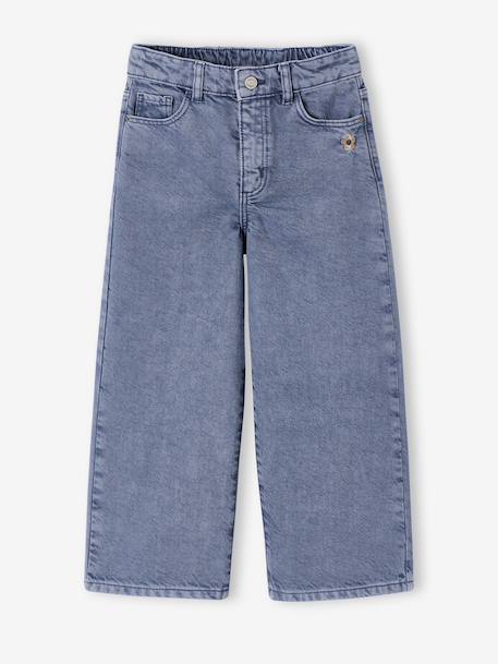 Fille-Pantalon fille large couleur 