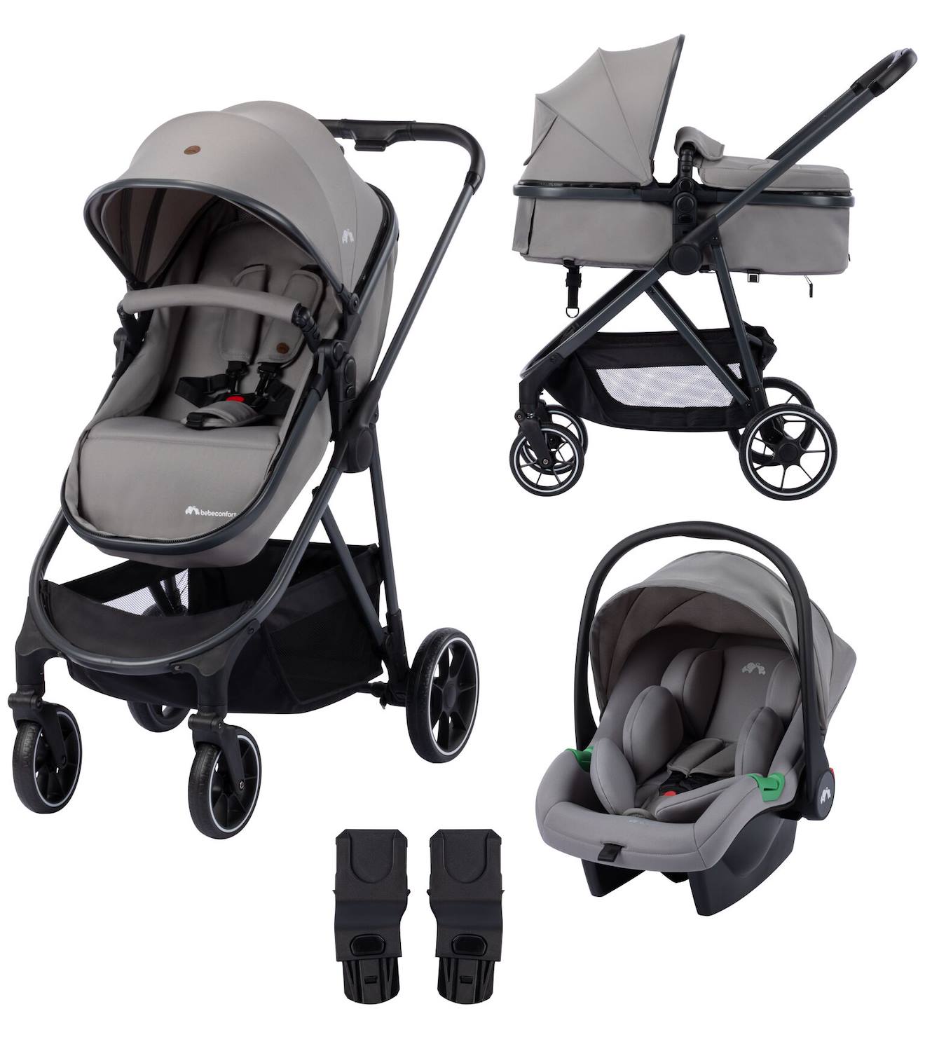 Bebeconfort Poussette Trio Breeze Mineral Gray