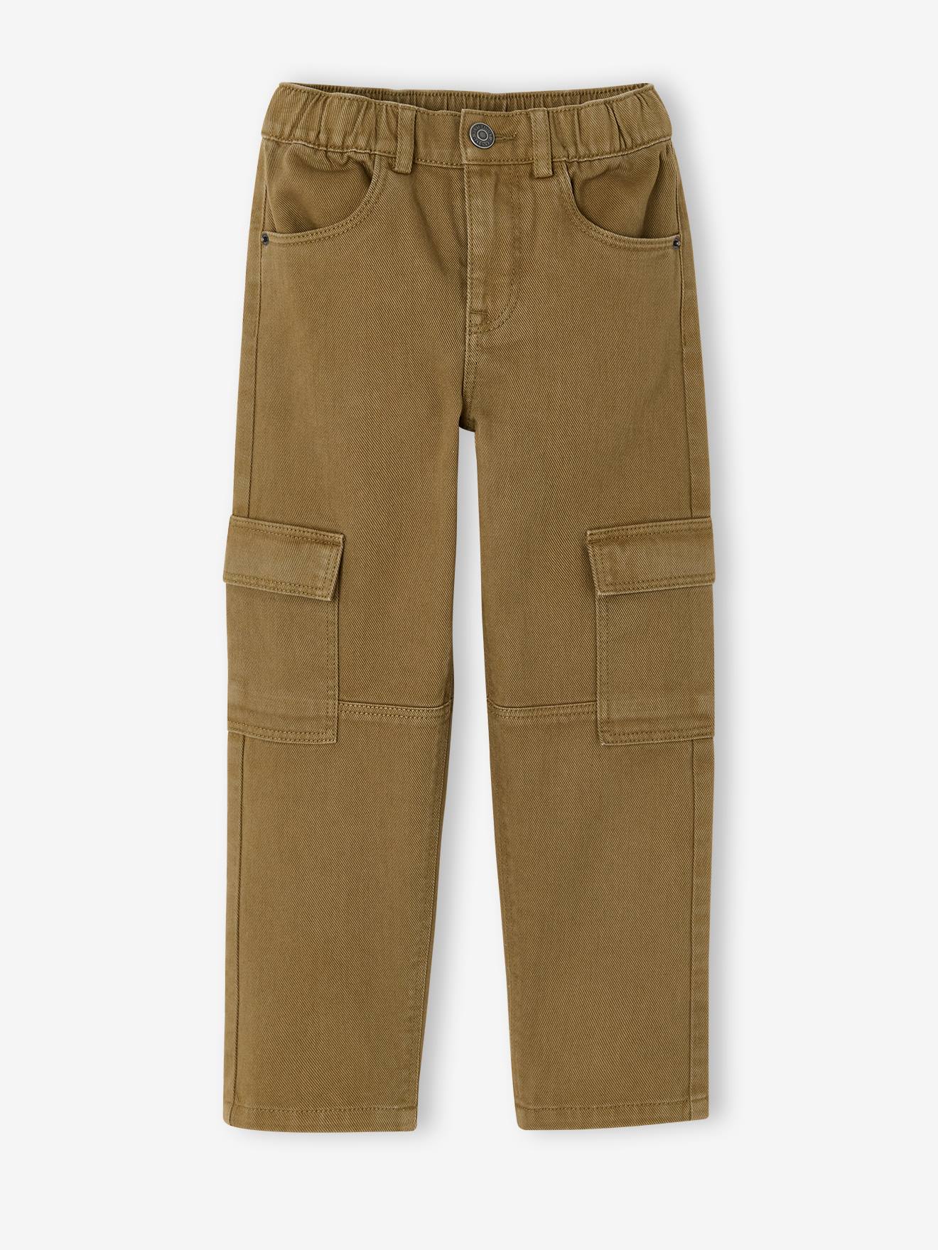 Pantalon cargo morphologie fin olive