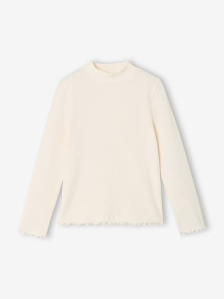 Fille-Sous-pull fille col cheminée
