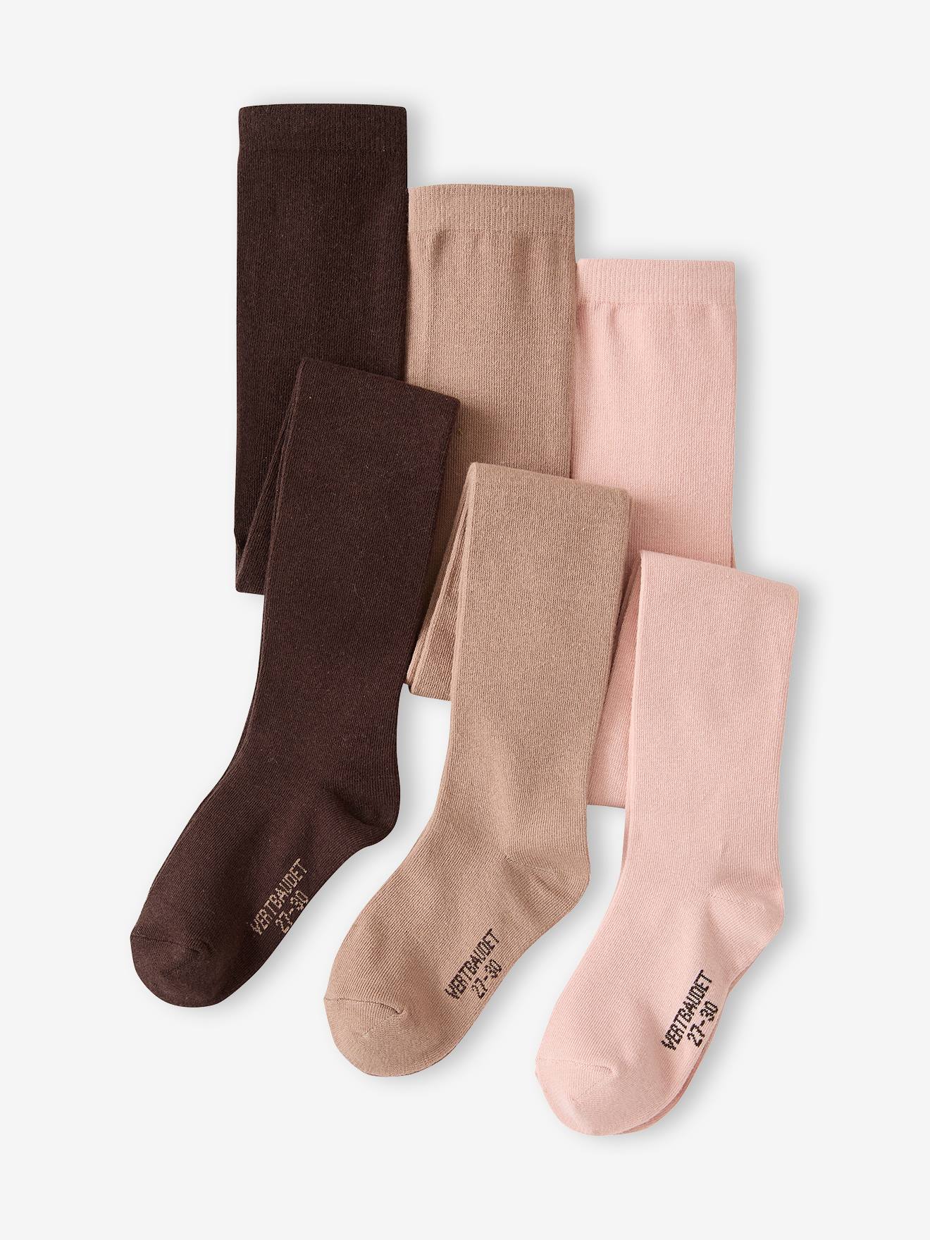 Lot de 3 paires de collants fille cannelle 15$