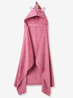 Puériculture-Toilette de bébé-Serviette à capuche licorne