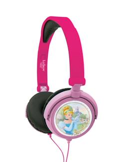 -Casque stéréo filaire pliable avec limitation de volume d'écoute disney princesses