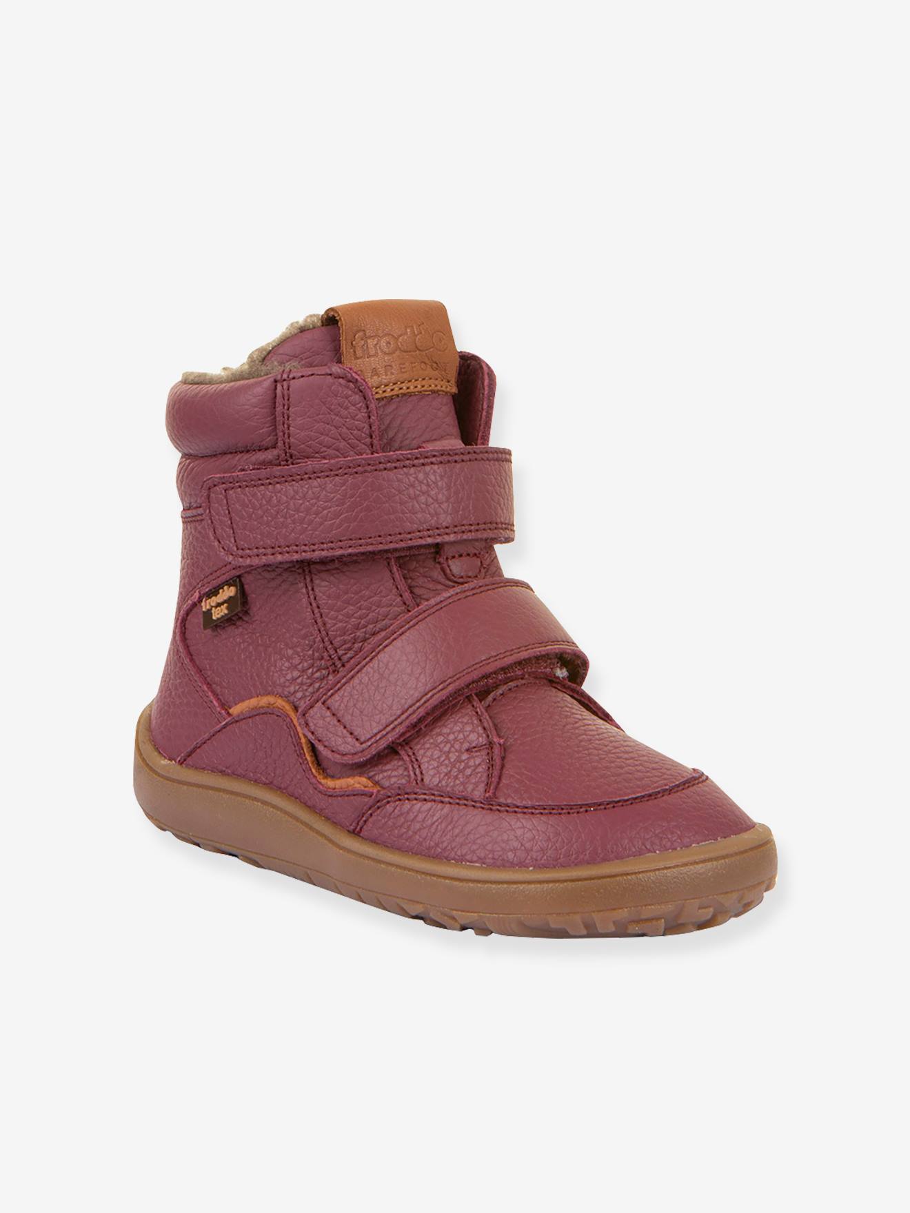 Chaussures d'hiver barefoot enfants BAREFOOT TEX WINTER Froddo bordeaux