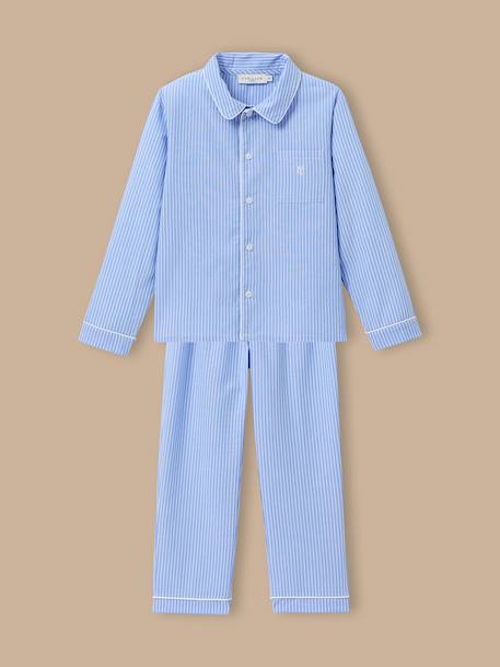 Pyjama grand-père rayé garçon  - vertbaudet enfant