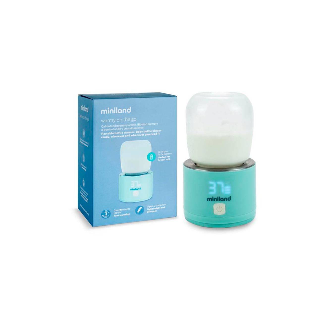 Chauffe-biberon Chauffant Nomade Bleu